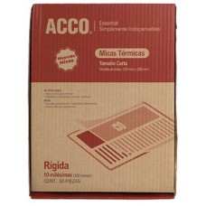 MICA ACCO TAM. 10 MIL CARTA C/50 PZAS