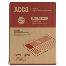 MICA ACCO TAM. 5 MIL CARTA C/50 PZAS