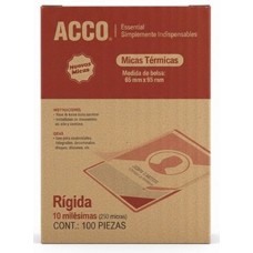 MICA ACCO TAM. 10 MIL 6.5 X 9.5 C/100 PZAS