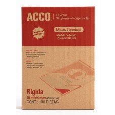 MICA ACCO TAM. 10 MIL 11.5 X 8 C/100 PZAS
