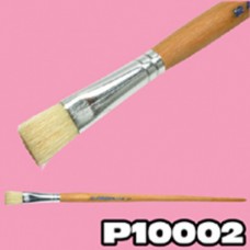 PINCEL PLANO   OLEO CERDO BLANCO 02 C/12  SERIE 100   [E3   C6]