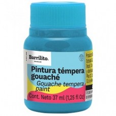 PINTURA BARRILITO TEMPERA  37 ML. AZUL CELESTE        [E6 C180]