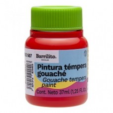 PINTURA BARRILITO TEMPERA  37 ML. ROJO FUEGO          [E6 C180]