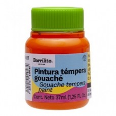 PINTURA BARRILITO TEMPERA  37 ML. NARANJA             [E6 C180]