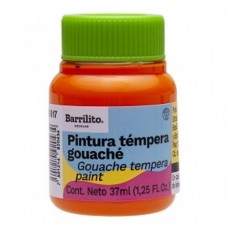 PINTURA BARRILITO TEMPERA  37 ML. NARANJA             [E6 C180]