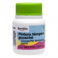 PINTURA BARRILITO TEMPERA  37 ML. BLANCO              [E6 C180]