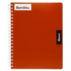 CUADERNO BARRILITO PROFESIONAL ESPIRAL BLANCO 100 HOJAS  [E28]