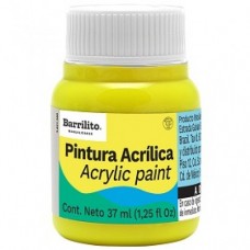 PINTURA BARRILITO ACRILICA 37 ML. AMARILLO LIMON      [E6 C180]