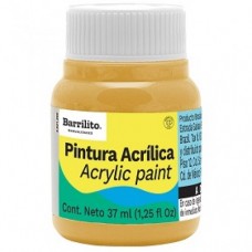 PINTURA BARRILITO ACRILICA 37 ML. AMARILLO MEDIO      [E6 C180]