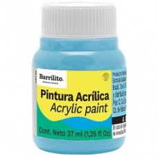 PINTURA BARRILITO ACRILICA 37 ML. AZUL CIELO          [E6 C180]