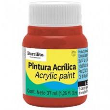 PINTURA BARRILITO ACRILICA 37 ML. ROJO SANGRE         [E6 C180]