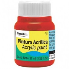 PINTURA BARRILITO ACRILICA 37 ML. ROJO CARMIN         [E6 C180]