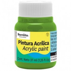 PINTURA BARRILITO ACRILICA 37 ML. VERDE LIMON         [E6 C180]