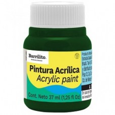 PINTURA BARRILITO ACRILICA 37 ML. VERDE BANDERA       [E6 C180]