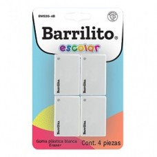 BORRADOR BARRILITO BLANCO BWS30 BLISTER C/4           [E24 C192]