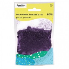 DIAMANTINA BARRILITO DE 50 GRS  C-15  MORADO PZA