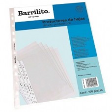 PROTECTOR DE HOJAS BARRILITO  LIGERA C/100 MOD PHL100 [E1  C20]