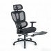 SILLA EJECUTIVA NEXUS C/BRAZOS Y DESCANSA PIES MESH NEGRA PZA