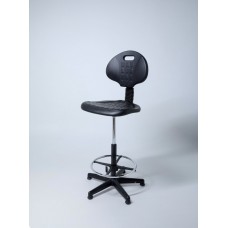SILLA CAJERO INDUSTRIAL S/BRAZOS ARO CROMADOY DOBLE PAL. CON REGATON
