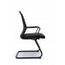 SILLA VISITA TRINEO C/BRAZOS CON MESH NEGRO SILLA VISITA TRINEO C/BRAZOS CON MESH NEGRO