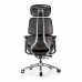 SILLA EJECUTIVA TH16 C/BRAZOS VINIPIEL NEGRA Y BASE CROMADA PZA