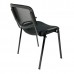 SILLA VISITA GENOVA  411 S/BRAZOS CON MESH y TELA NEGRO