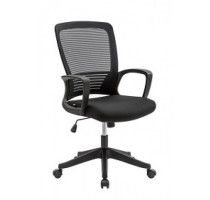 SILLA OPERATIVA H3 C/BRAZOSMESH Y TELA NEGRA ESTRUCTURA NEGRA PZA