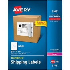 ETIQUETA AVERY LASER   5165 21.59 X 27.94 CARTA 100H      [C5]