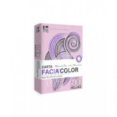 PAPEL FACIA BOND PASTEL ROSA    CARTA C/500 HJS