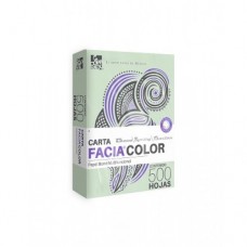 PAPEL FACIA BOND PASTEL VERDE   CARTA C/500 HJS