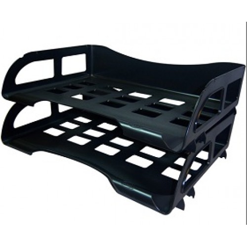 CHAROLA MODULAR SABLON 2 NIVELES 2825 OFICIO NEGRO [E12]