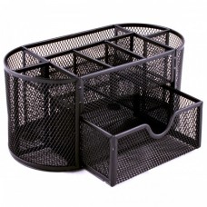 ORGANIZADOR MESH OVALADO C/ CAJON NEGRO PZA