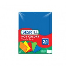 FOLDER STARFILE HOTCOLOR CARTA AZUL     C/25 PZAS.   [C20]