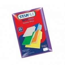 FOLDER STARFILE BITONO CARTA MORADO    C/25 PZAS.   [C20]