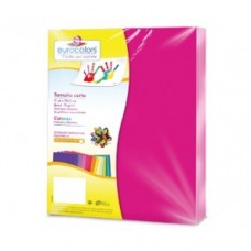 PAPEL BOND EUROCOLOR ROSA VIBRANTE      C/100 PZA        [C25]