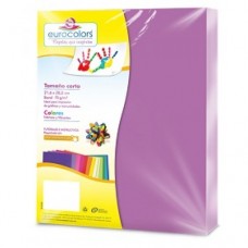 PAPEL BOND EUROCOLOR VIOLETA            C/100 PZA        [C25]