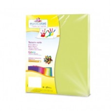 PAPEL BOND EUROCOLOR VERDE PASTEL       C/100 PZA        [C25]