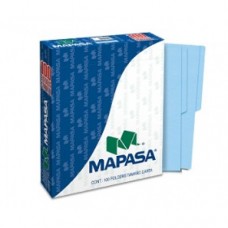 FOLDER MAPASA CARTA AZUL C/100 PZAS        [C5]