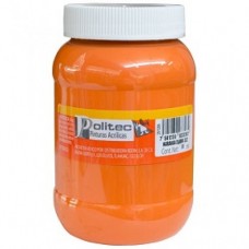 PINTURA ACRILICA POLITEC 1000 ML. FRASCO 308 NARANJA  PZA