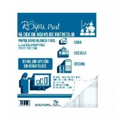BLOCK ROYAL  ROTAFOLIO BLANCO 64.3 X 79 C/25 HJS. [C10]