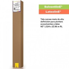 TELA CANVAS N3 1.57 X 22.86 MTS MATE SOLVENTE  RL