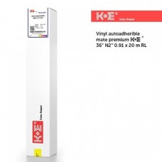 VINYL AUTOADHERIBLE INKJET  0.91 X 20 MTS MATE  RL