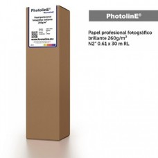 PAPEL FOTOGRAFICO GLOSSY 260 GMS 0.61 X 30 MTS INSTANT DRY WATER PROF
