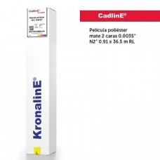 PELICULA POLYESTER  MATE DOS CARAS .0035 N2 0.91 X 36.5 MTS  RL
