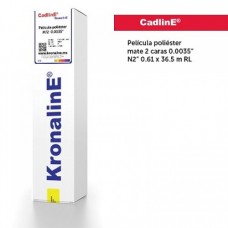 PELICULA POLYESTER HERCULINE MATE DOS CARAS.0035 N2 0.61 X 36.5 MTS RL