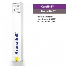 PELICULA POLYESTER MATE DOS CARAS .0035 N2 1.07 X 45.7 MTS  RL