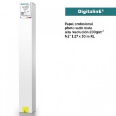 PAPEL FOTOGRAFICO SATIN MATE 200 GMS 1.27 X 30 MTS  RL