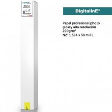 PAPEL FOTOGRAFICO GLOSSY 200 GMS 1.52 X 30 MTS  RL