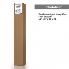 PAPEL FOTOGRAFICO SATIN  260 GMS 1.07 X 30 MTS  RL