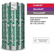 PAPEL BOND PRIME WHITE N2 80 GMS 0.91 X 50 MTS RL            [E10]